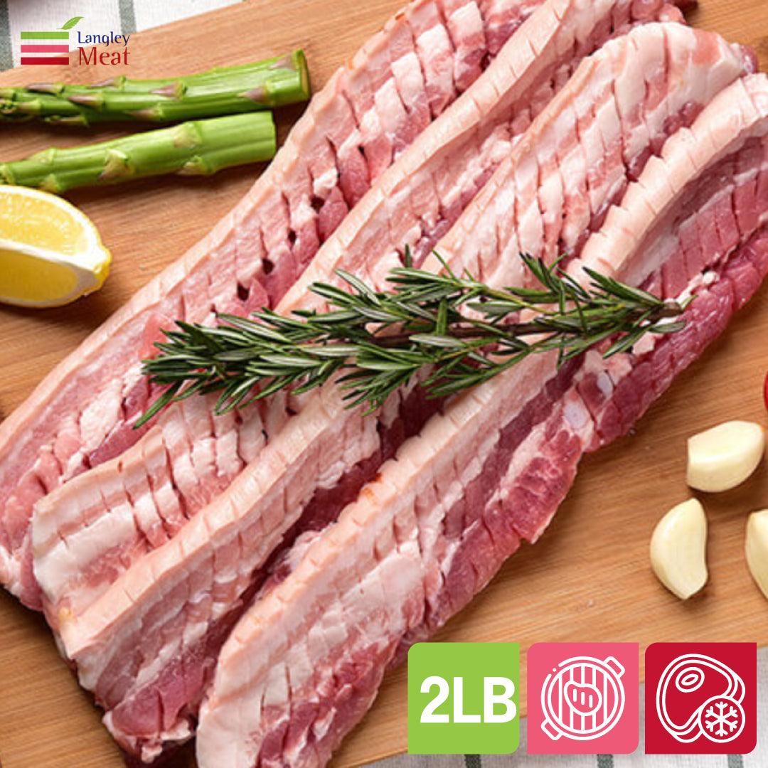Langley Meat • Pork Belly 2LB (Frozen)