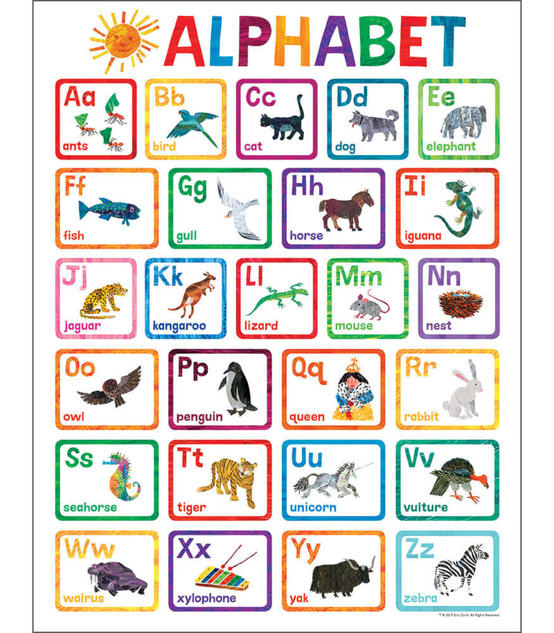 써리 EBS BOOK • World of Eric Carle™ Alphabet Chart Grade PK-2