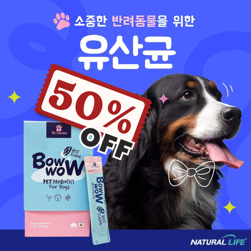 강아지 유산균 30포 한박스 [50% off]