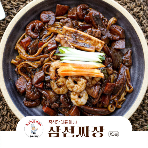 <tc>Sauceman • Samseon Black Bean Sauce (Noodles Included) (1 serving)</tc>