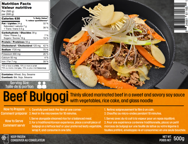 <tc><!-- x-tinymce/html -->Cookoo Papa • Beef Bulgogi 500g (Frozen/Cooked)</tc>