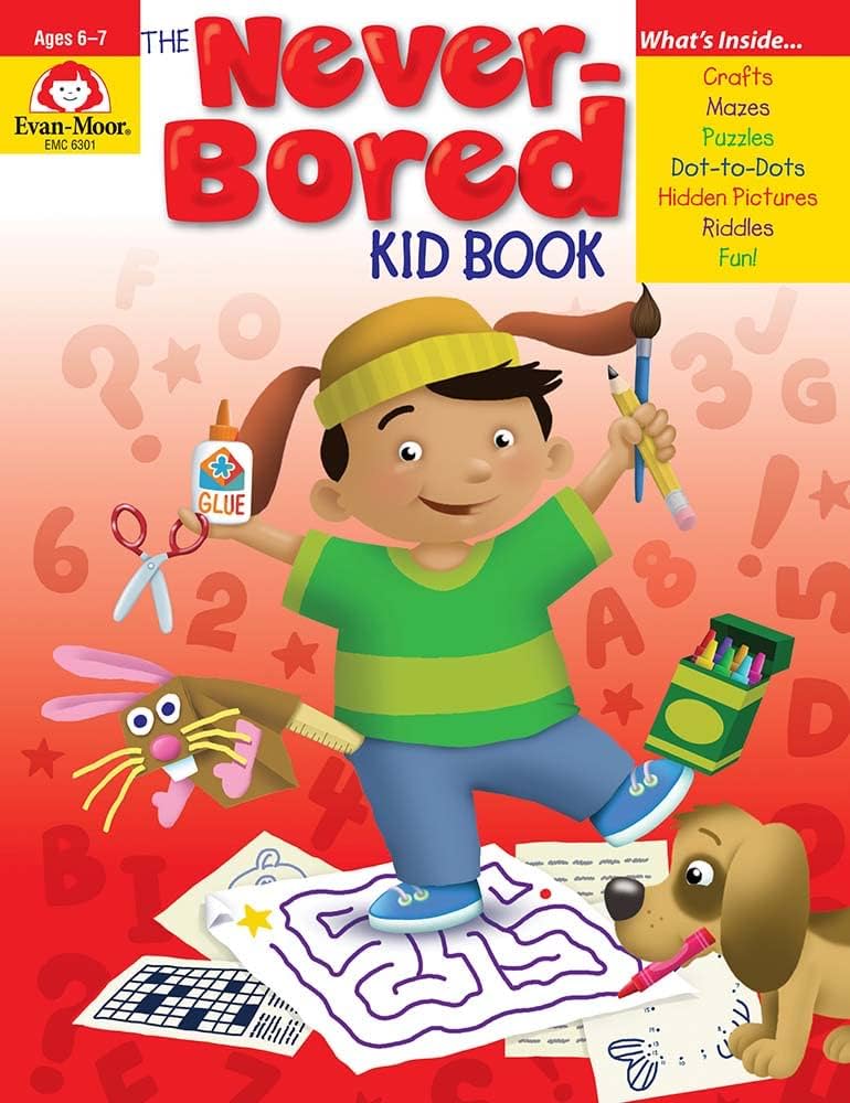 Surrey EBS BOOK I Evan Moore The Never-Bored Kid Book, Ages 6-7