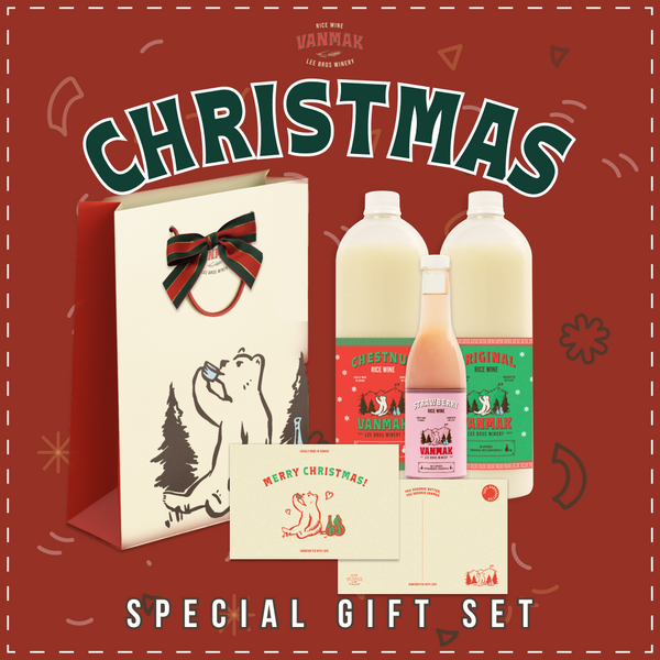 <tc>VanMak • Christmas Set [Original 1L + Chestnut 1L + Strawberry 375ml + VanMak Postcard]</tc>
