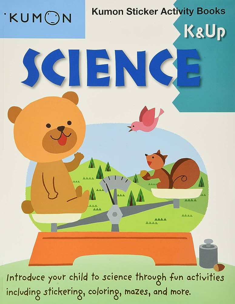 Surrey EBS BOOK I Kumon Science Sticker Activity Book: K & UP