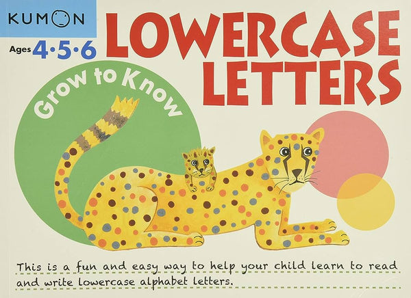 Surrey EBS BOOK I Kumon Lowercase Letters Ages 4,5,6