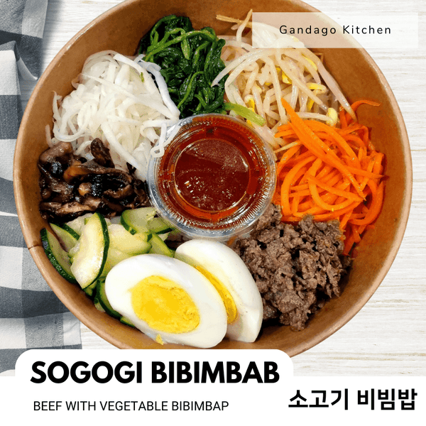 Gandago Kitchen • Beef Bibimbap (Refrigerated)