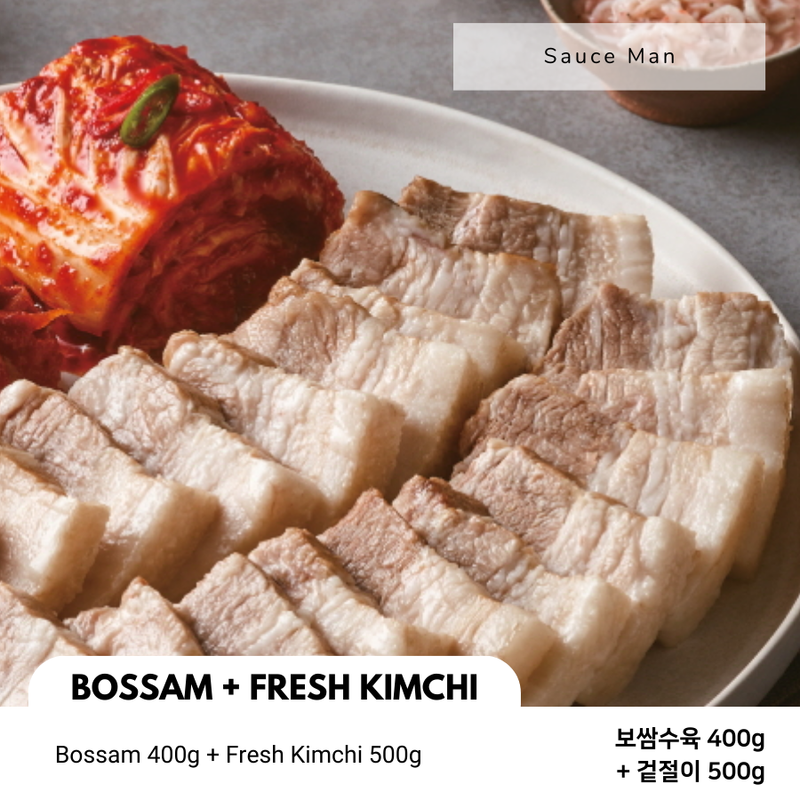 <tc>Sauce Man • Bossam 400g + Kimchi 500g</tc>