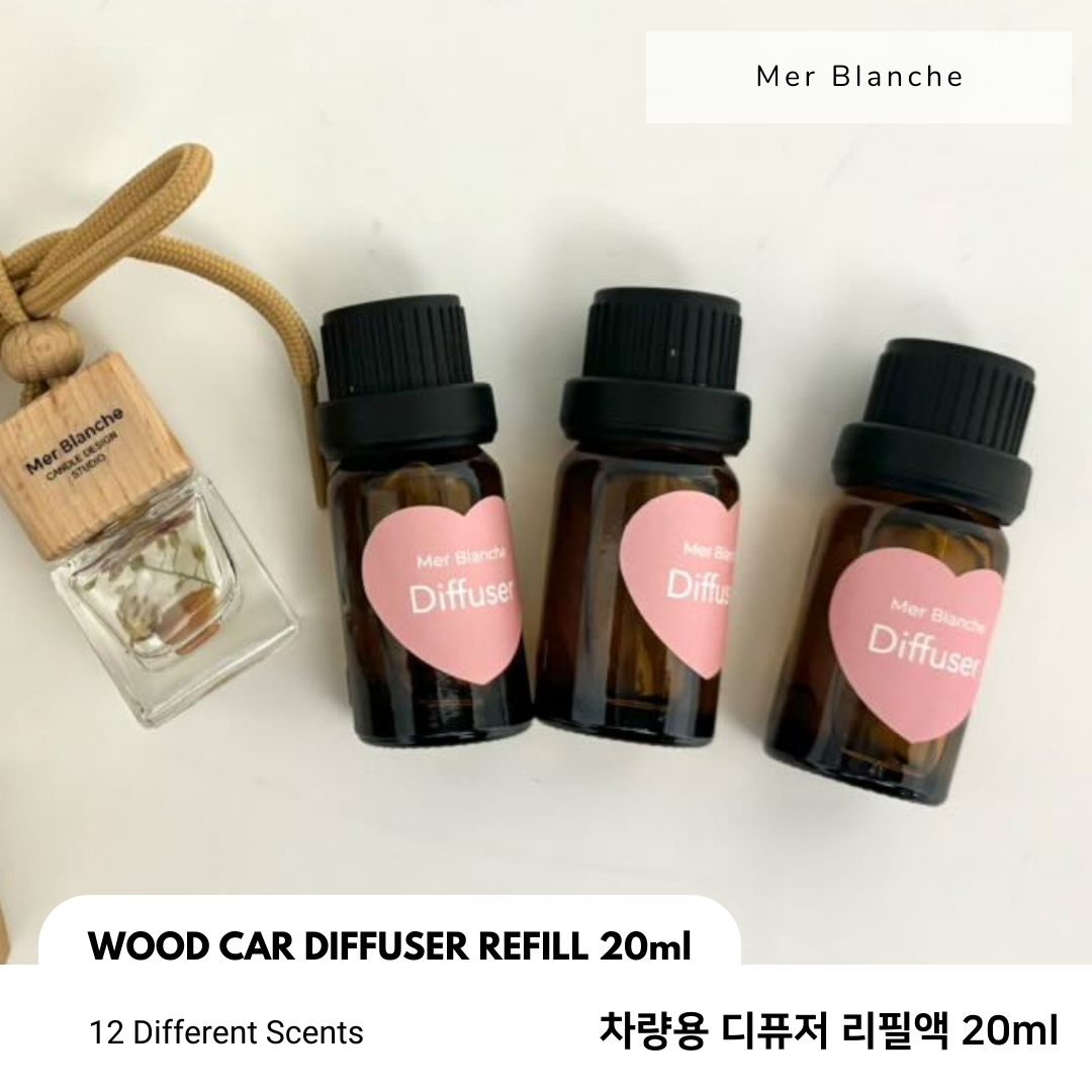 메르 블랑쉬 • 차량용 디퓨저 리필액 20ml (12가지 향)