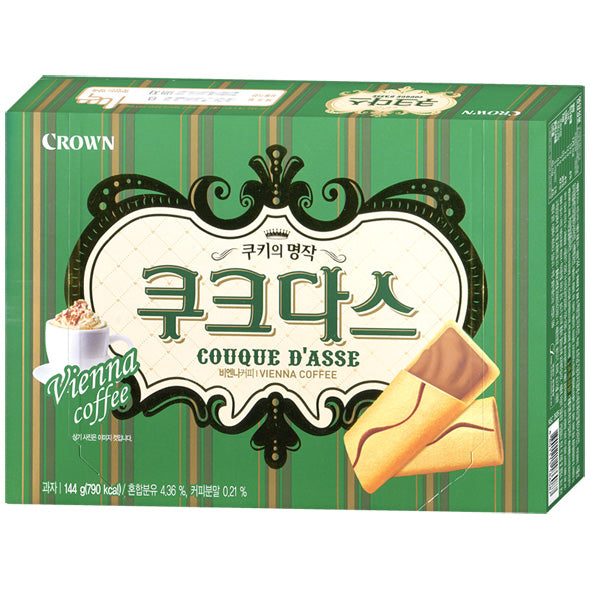 Market Click • Crown Cookdas - 維也納咖啡味 128g 1盒
