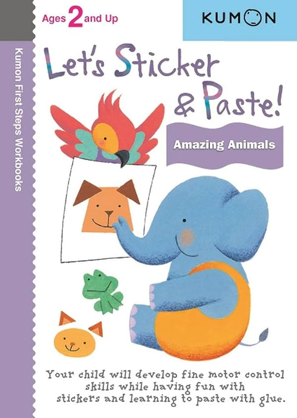 써리 EBS BOOK I Kumon Let’s Sticker & Paste! : Amazing Animals