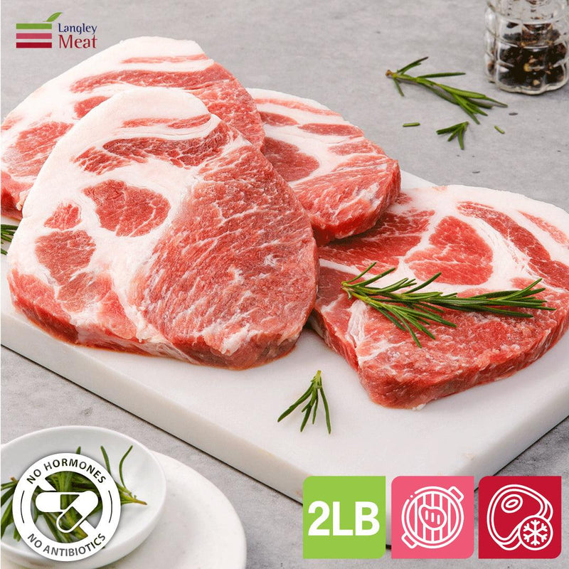 <tc>Langley Meat • Antibiotic-free Pork Shoulder - Grilled 2LB (Frozen)</tc>