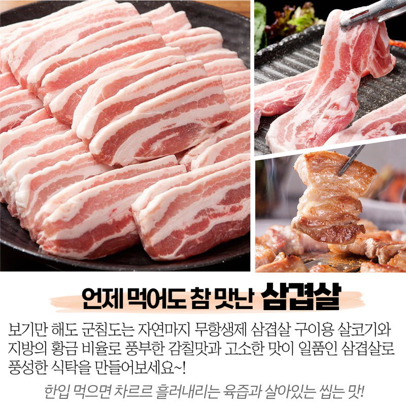 <tc>Langley Meat · Non-antibiotic Pork Belly for Gril 2LB (Frozen)</tc>
