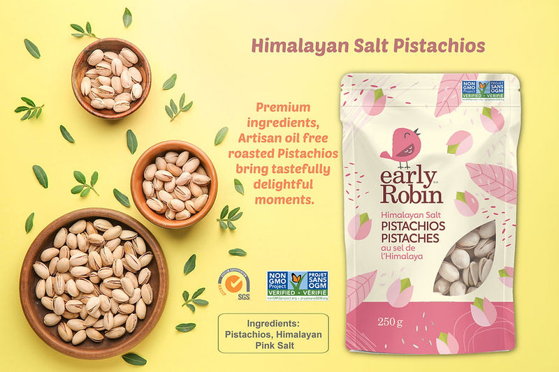 Premier Nuts | Himalayan Salt Pistachios • 히말라얀 소금 피스타치오 250g