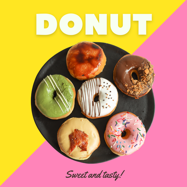 MILLDA · 밀다┃Assorted Donuts ( 6 Flavors) • 달콤 도너츠 6개