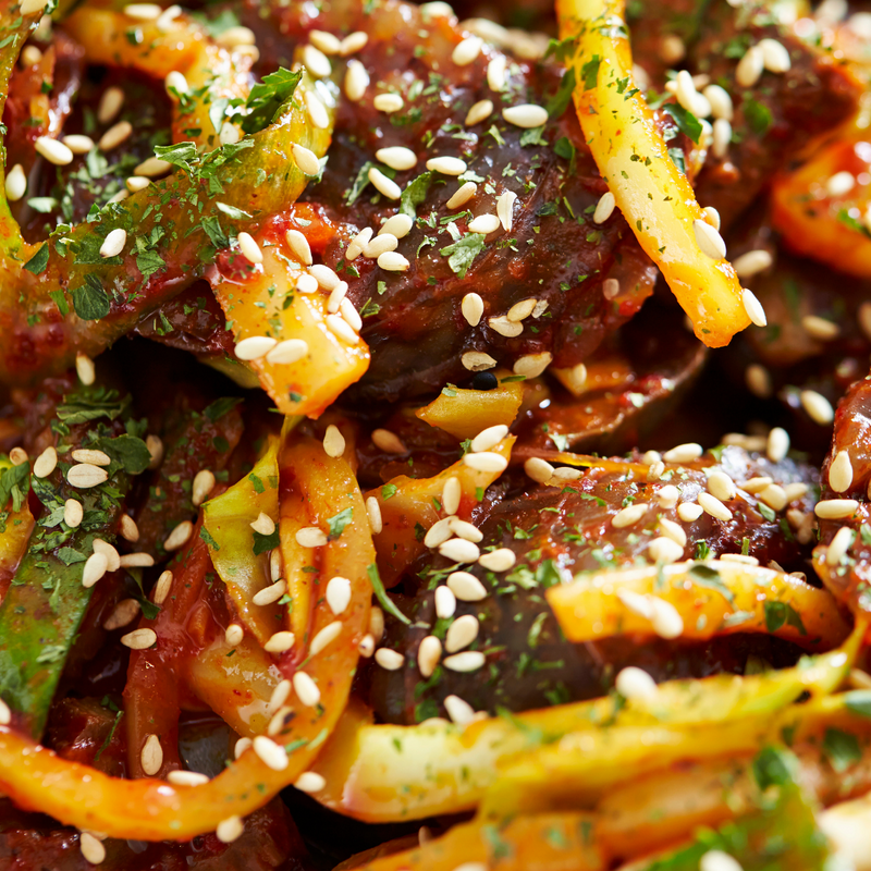 <tc>MIJOO · Spicy Stir-Fried Korean Sausage</tc>