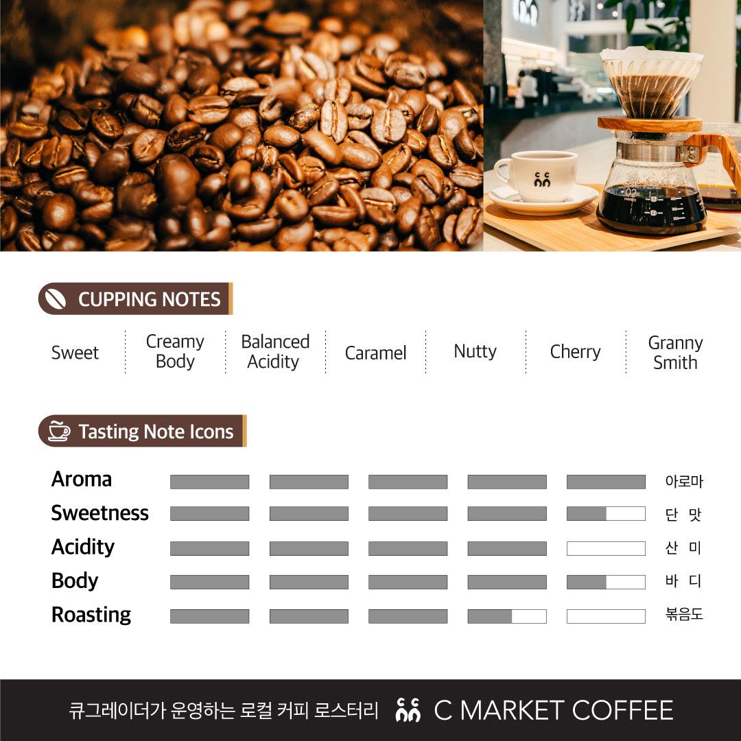 C MARKET COFFEE · 씨마켓커피┃Colombia Tolima Espresso FTO • 콜롬비아 톨리마 에스프레소 FTO 5LB (Pre-Order) - GANDAGO | 간다고